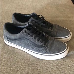 Gray Vans shoes
